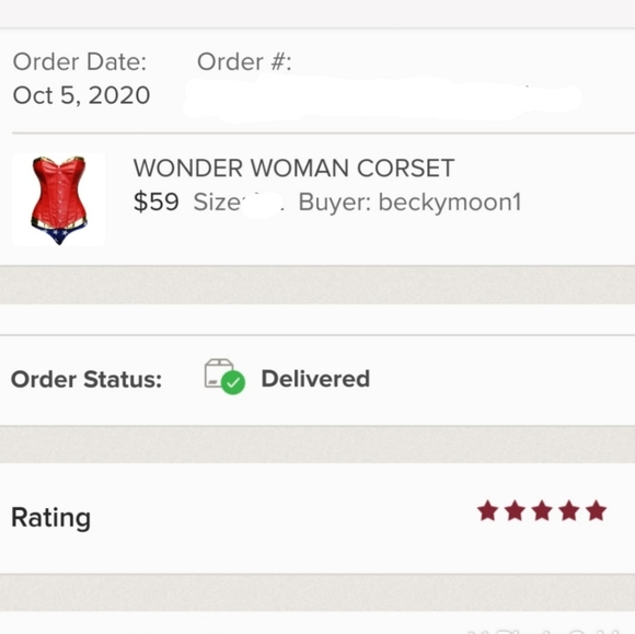 WONDER WOMAN CORSET - Picture 7 of 7